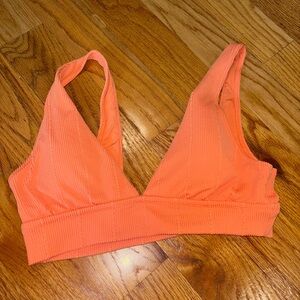 Women's Aerie Orange Bikini Top